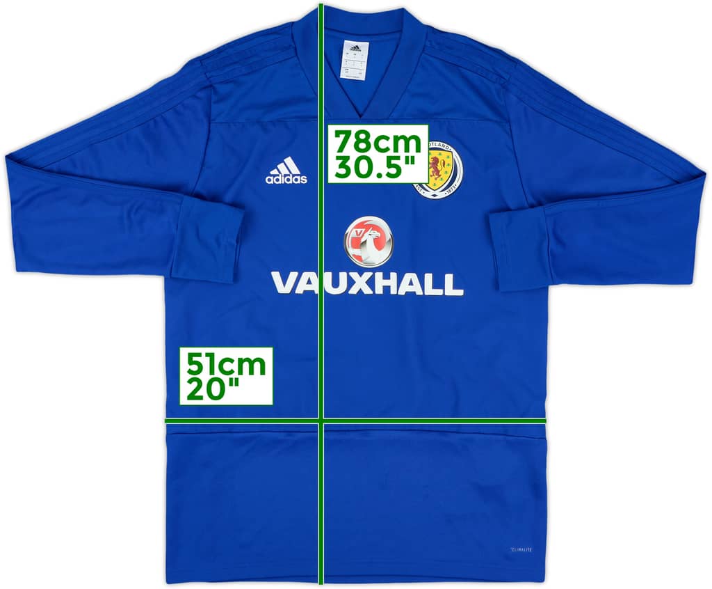 2017-18 Scotland adidas Drill Top - 10/10 - (L)