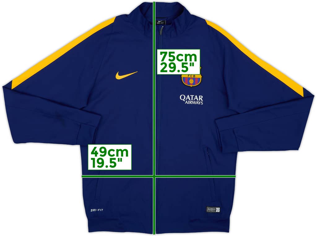 2015-16 Barcelona Nike Track Jacket - 8/10 - (M)