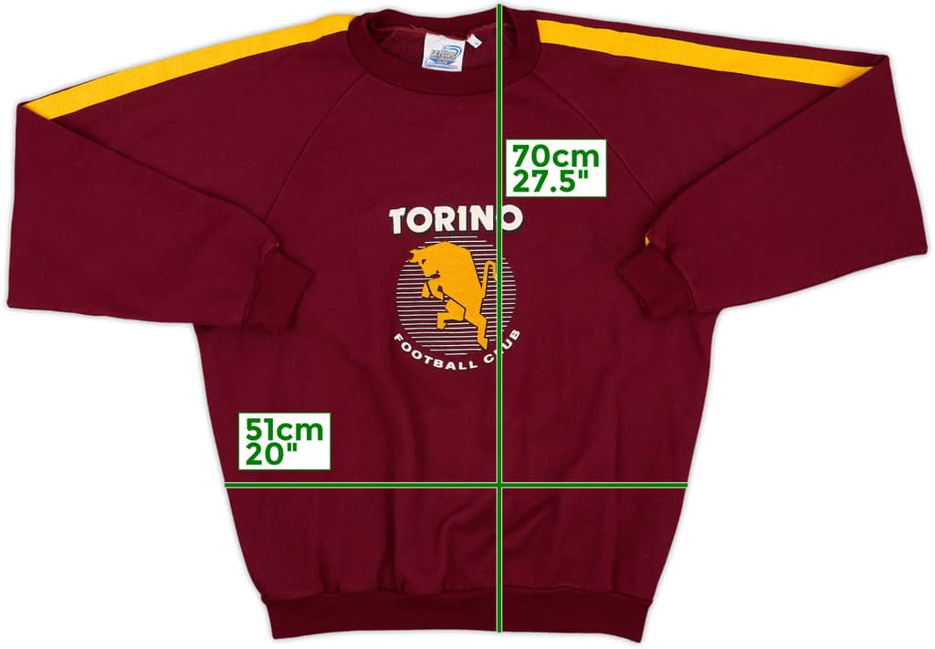 1990-91 Torino Le Felpe Dei Grande Sweat Top - 8/10 - (L)