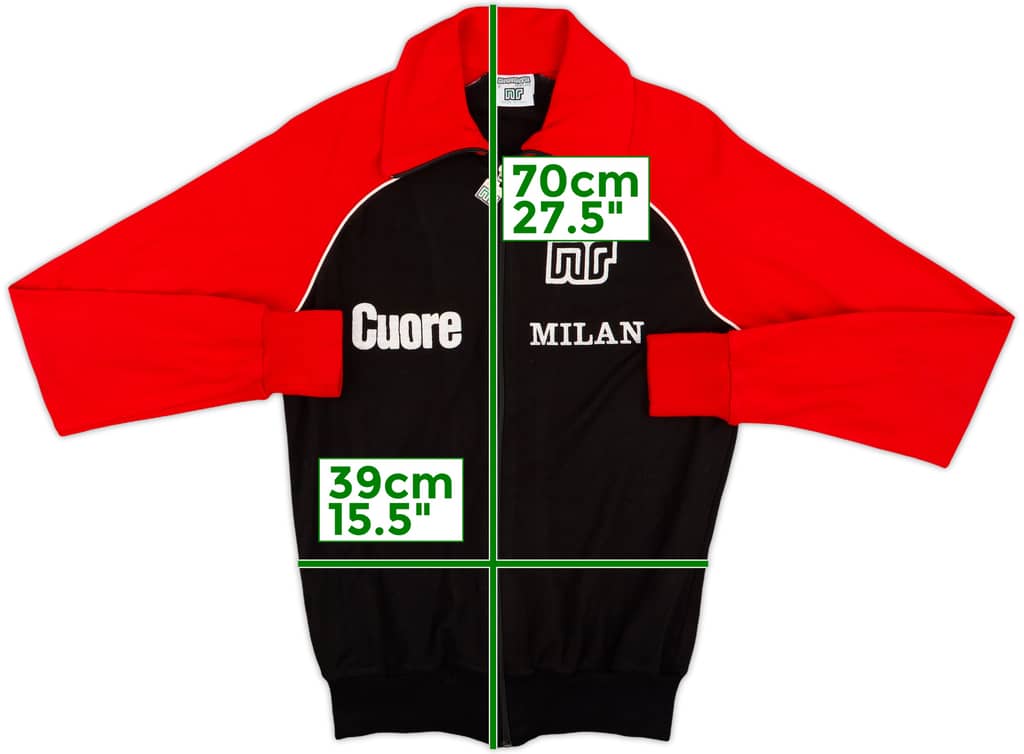 1984-86 AC Milan Ennerre Track Jacket - 10/10 - (S)
