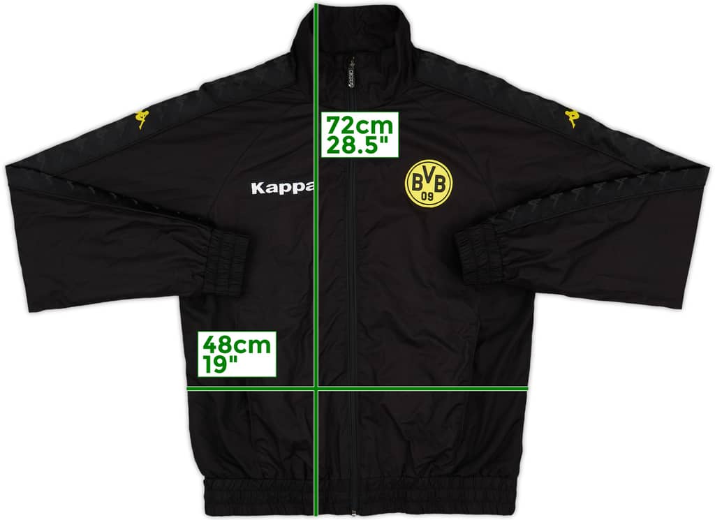 2009-10 Borussia Dortmund Kappa Track Jacket - 8/10 - (S)