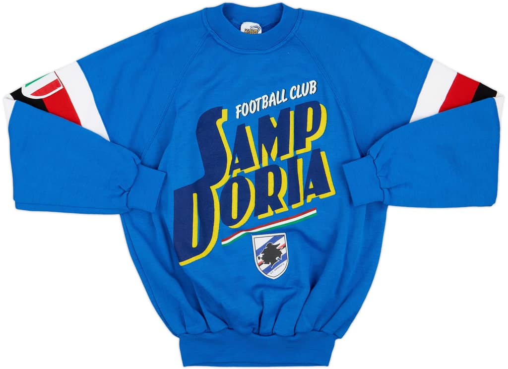 1990-91 Sampdoria Le Felpe Dei Grandi Club Sweat Top - 9/10 - (L)