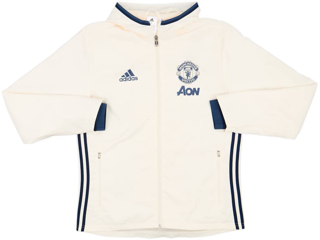 2016-17 Manchester United adidas Track Jacket - 9/10 - (M)