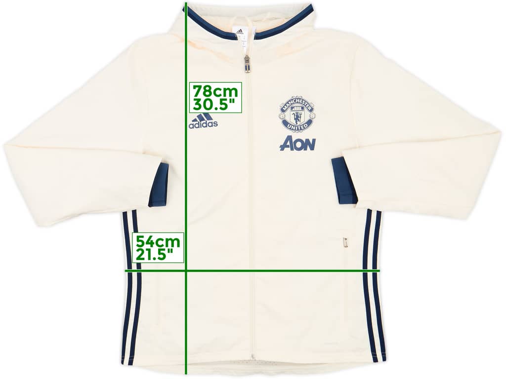 2016-17 Manchester United adidas Track Jacket - 9/10 - (M)