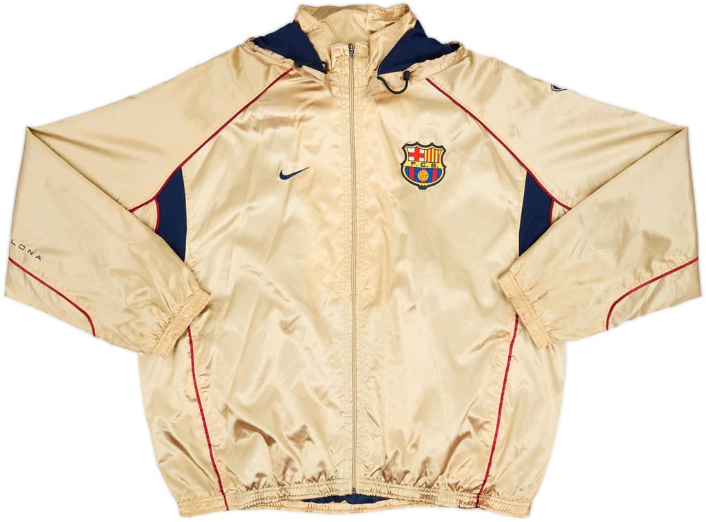 2001-02 Barcelona Nike Hooded Rain Jacket - 10/10 - (XL)