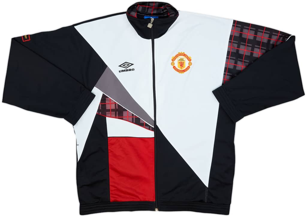 1996-97 Manchester United Umbro Track Jacket - 8/10 - (S)