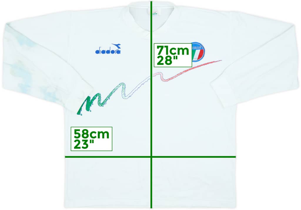 1990 Italy Diadora Training Top - 4/10 - (XL)