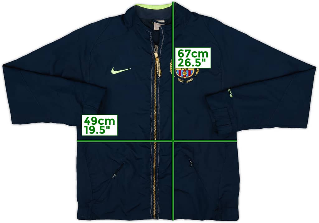 2007-08 Barcelona Nike Track Jacket - 6/10 - (S)
