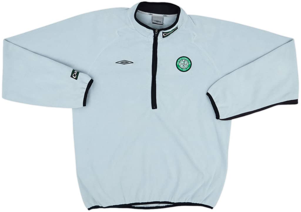 2004-05 Celtic Umbro 1/2 Zip Fleece Top - 10/10 - (L)