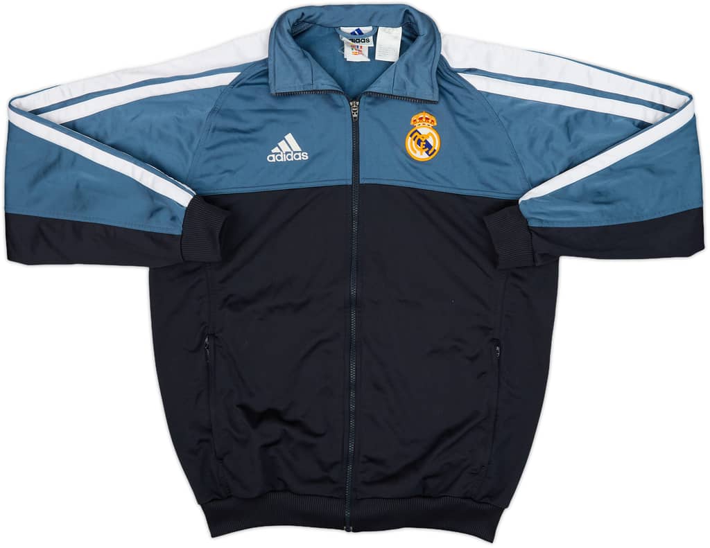 2001-02 Real Madrid adidas Track Jacket - 8/10 - (XL.Boys)