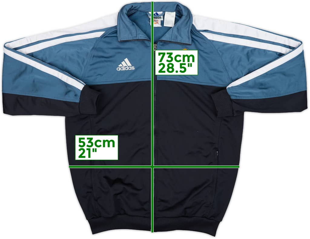 2001-02 Real Madrid adidas Track Jacket - 8/10 - (XL.Boys)