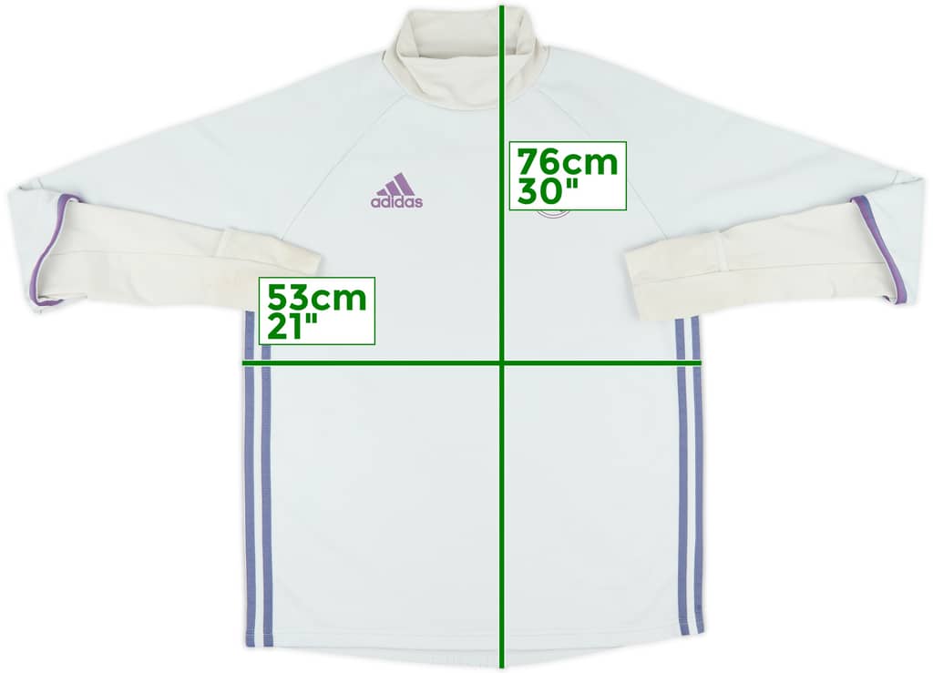 2016-17 Real Madrid adidas Drill Top - 7/10 - (M)