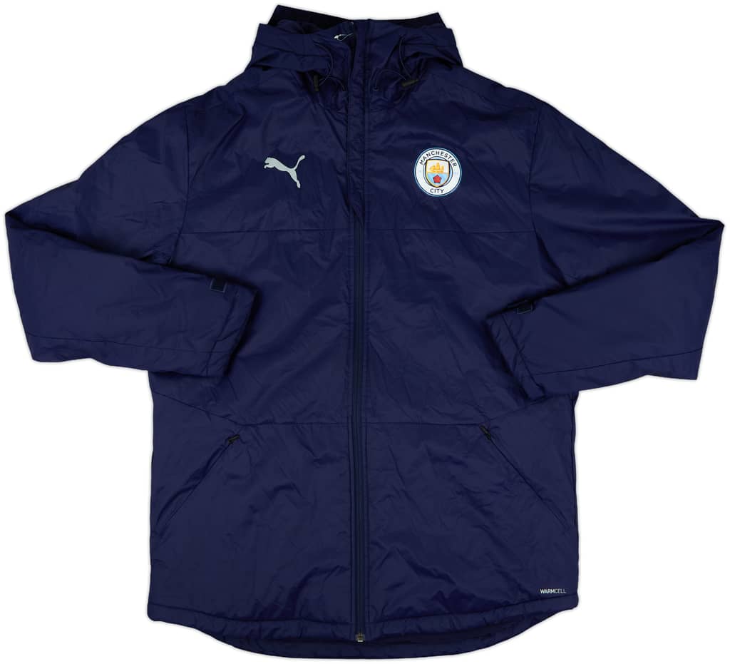 2020-21 Manchester City Puma Padded Bench Coat - 9/10 - (L)