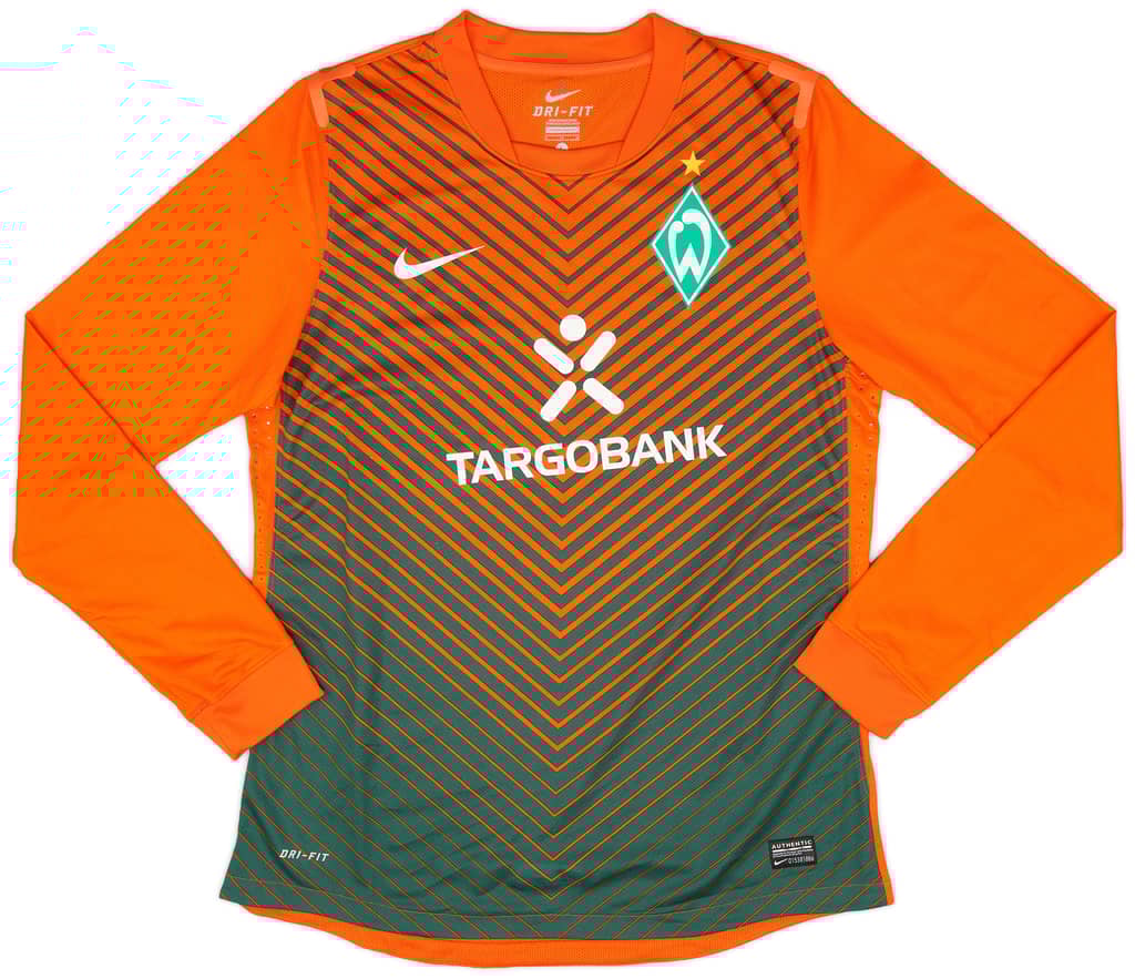 2011-12 Werder Bremen Player Issue Away L/S Shirt - 5/10 - (L)