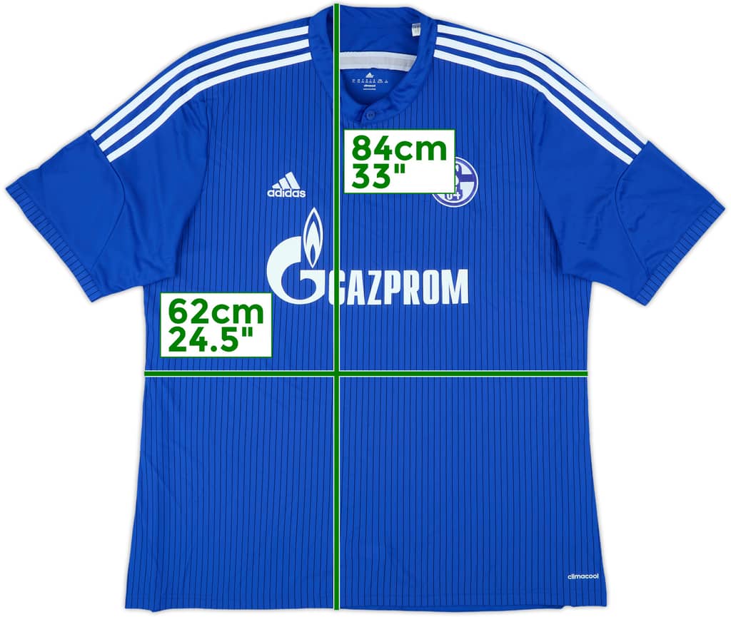 2014-16 Schalke Home Shirt - 8/10 - (XXL)