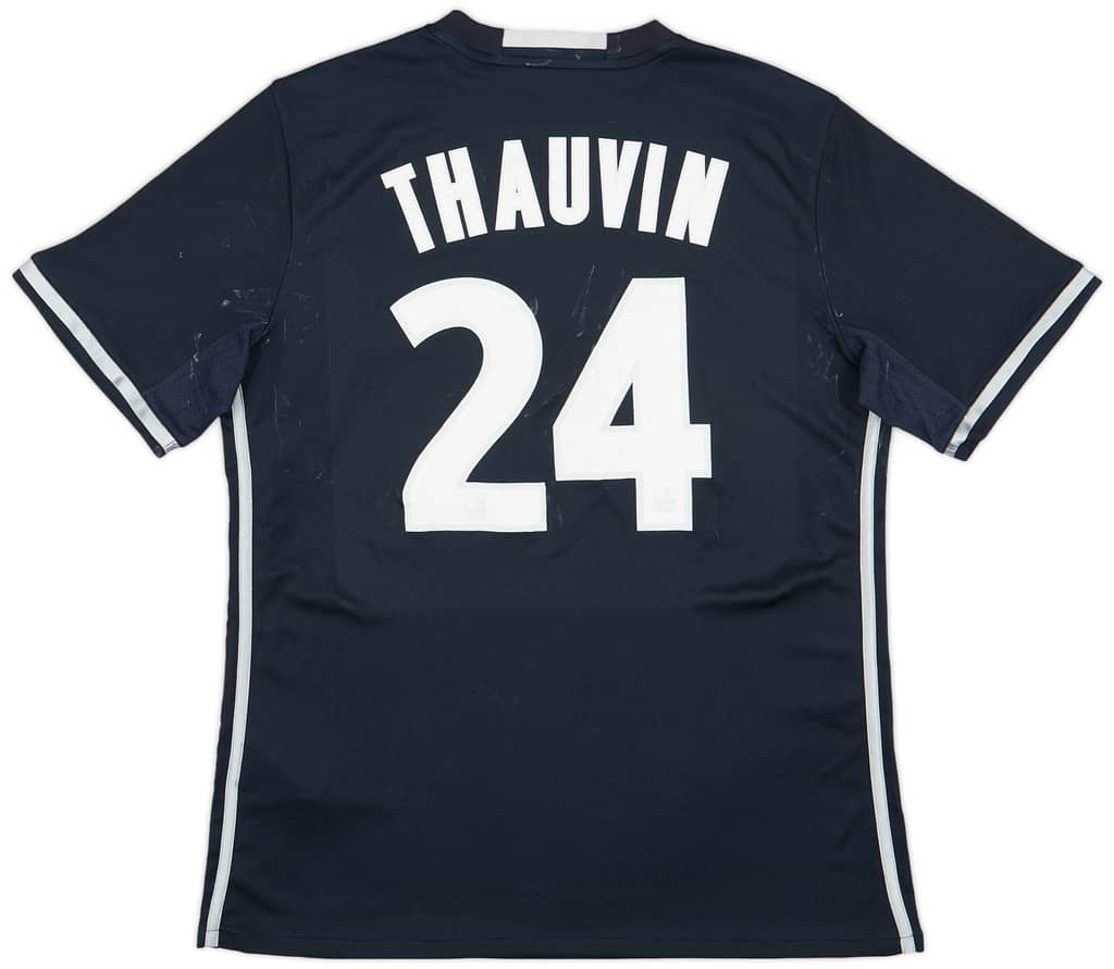 2016-17 Olympique Marseille Away Shirt Thauvin #24 - 5/10 - (M)