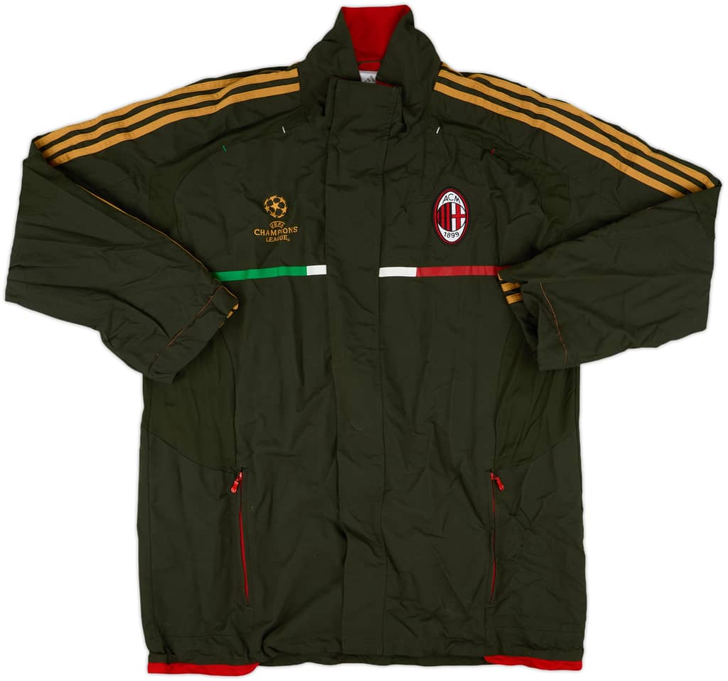 2011-12 AC Milan CL adidas Rain Jacket - 9/10 - (XL)