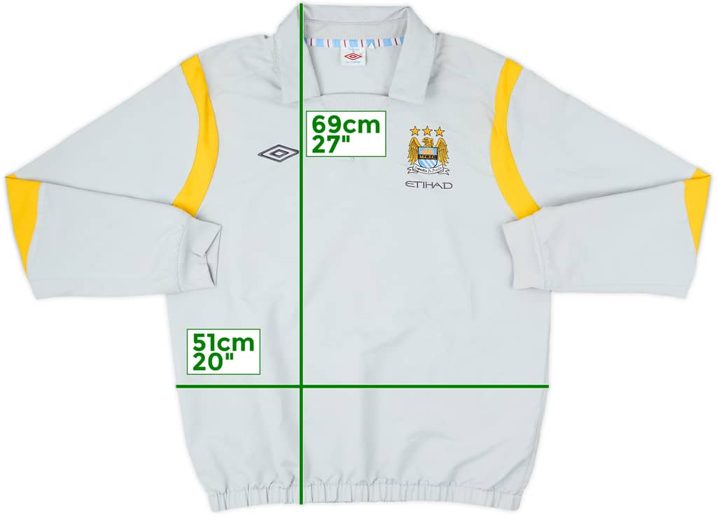 2010-11 Manchester City Umbro Drill Top - 8/10 - (XL)