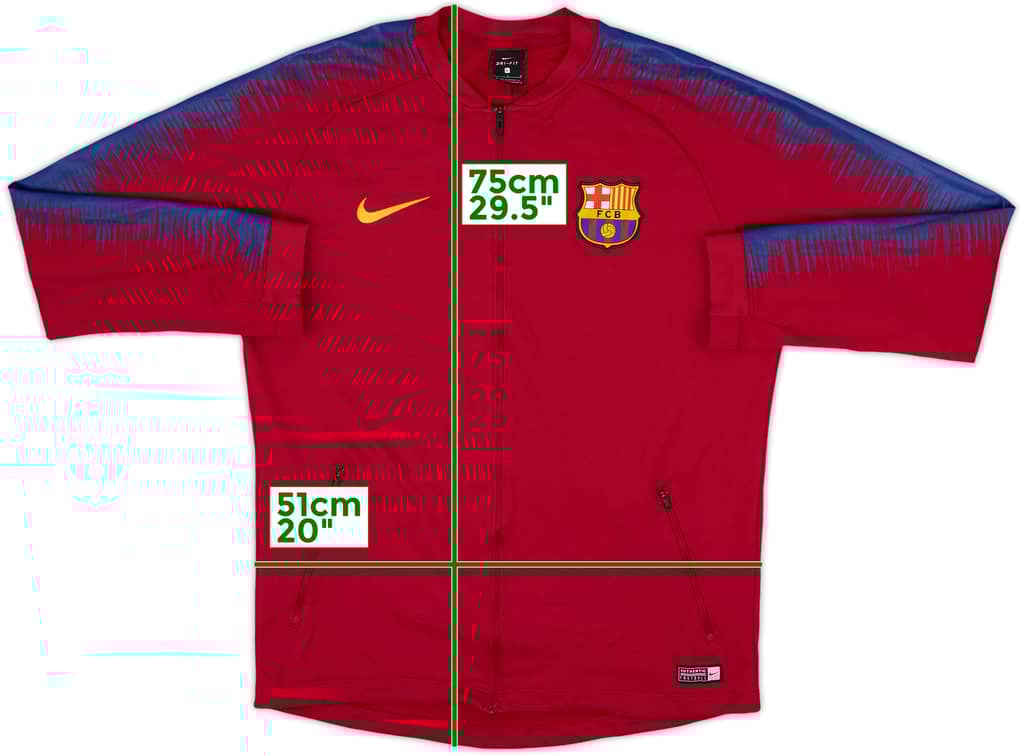 2019-20 Barcelona Nike Track Jacket - 8/10 - (L)