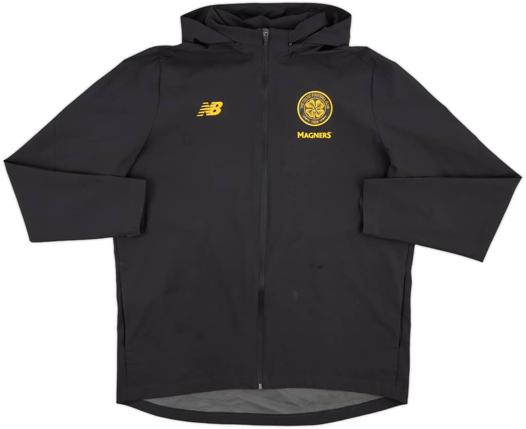 2019-20 Celtic New Balance Hooded Track Jacket - 8/10 - (XL)