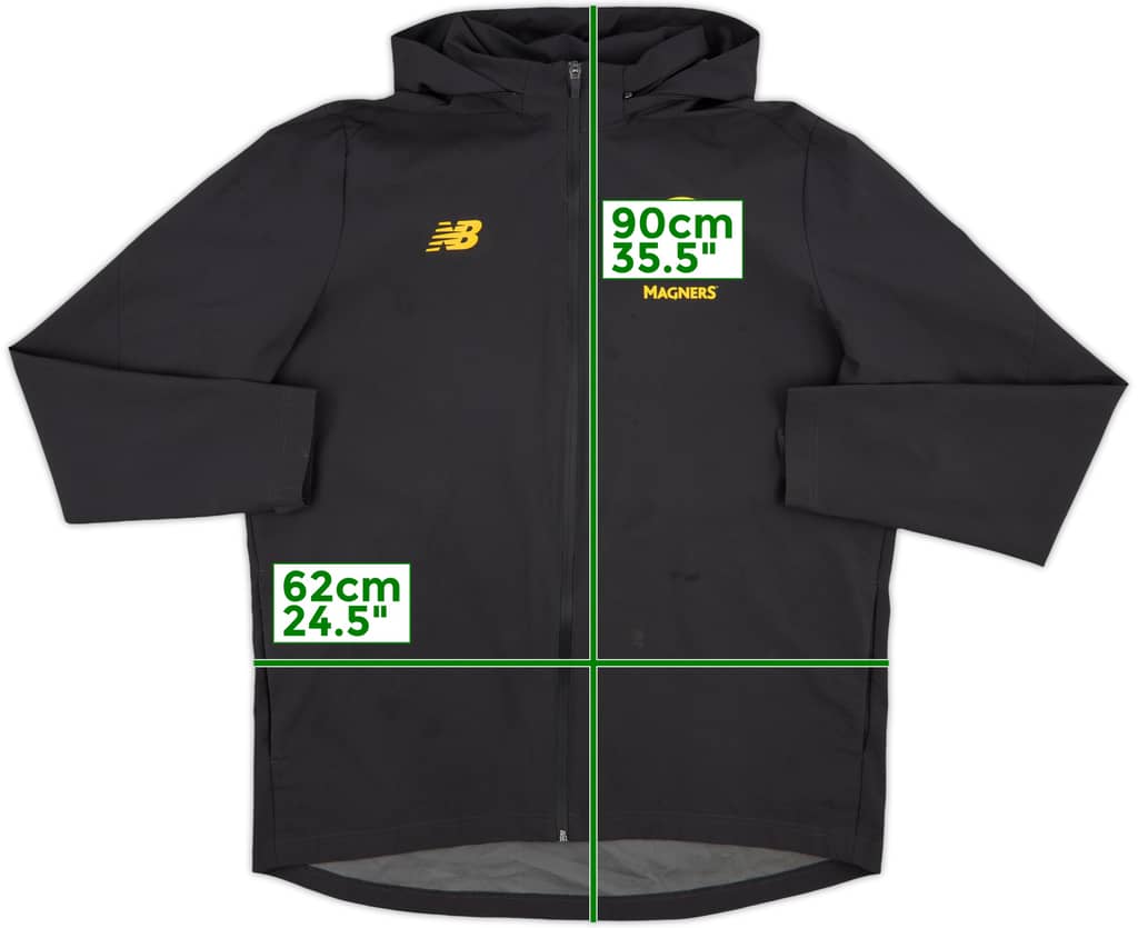 2019-20 Celtic New Balance Hooded Track Jacket - 8/10 - (XL)