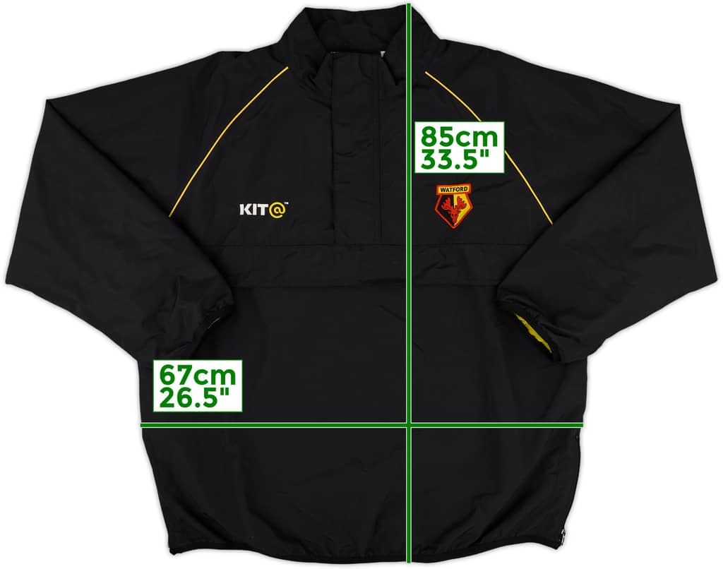 2003-05 Watford Kit@ 1/4 Zip Drill Top - 9/10 - (L)