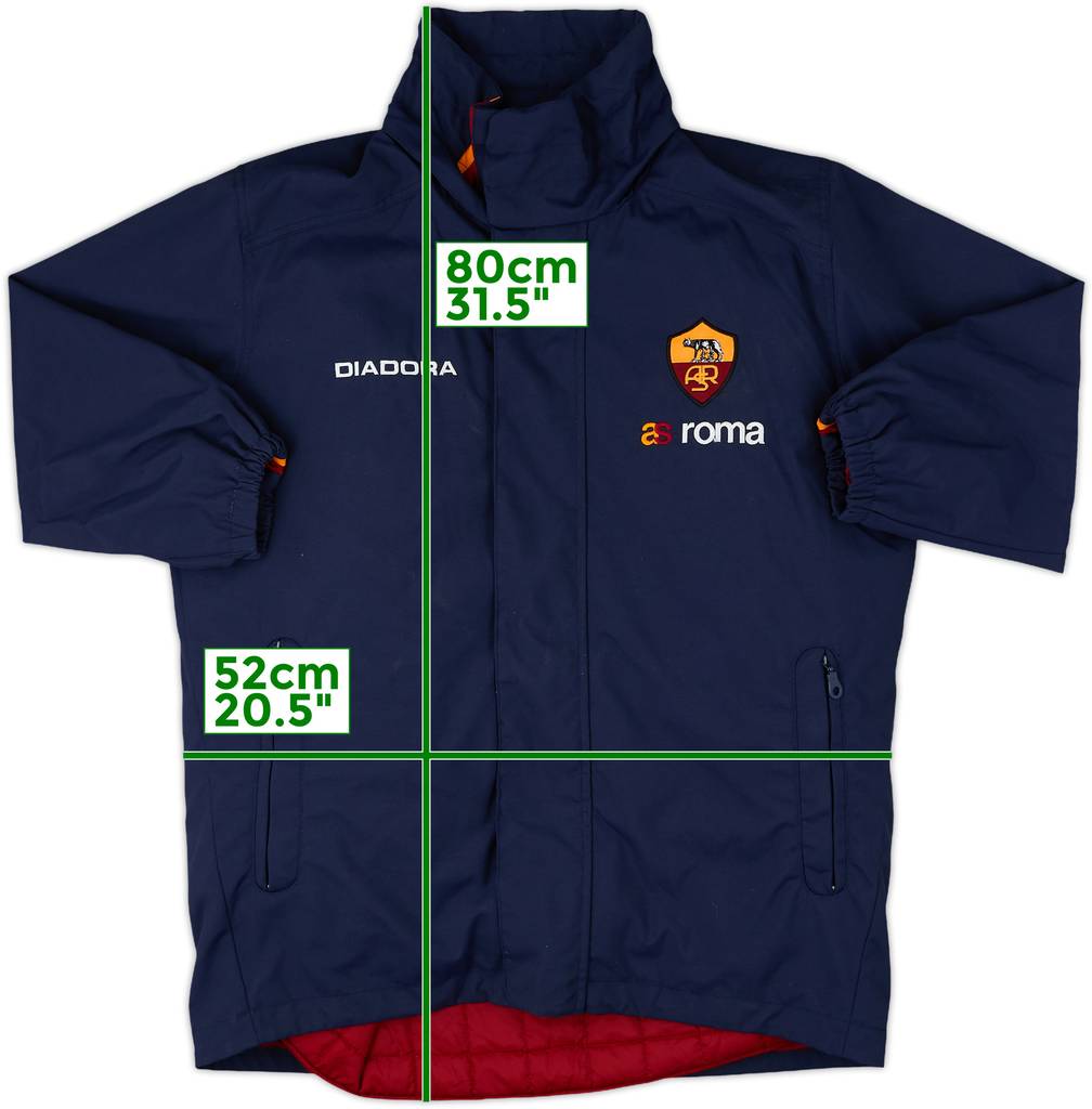 2003-04 Roma Diadora Padded Bench Coat - 3/10 - (S)