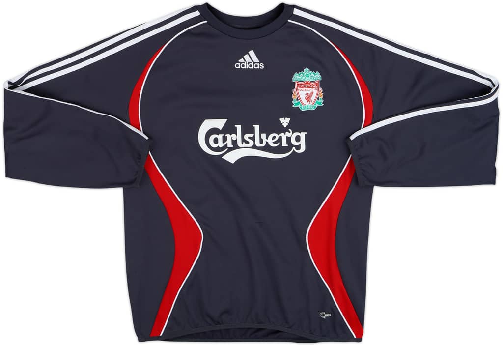2006-07 Liverpool adidas Sweat Top - 7/10 - (M)