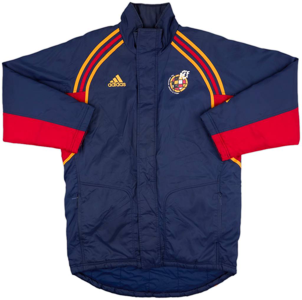 1998-99 Spain adidas Padded Bench Coat - 8/10 - (S)