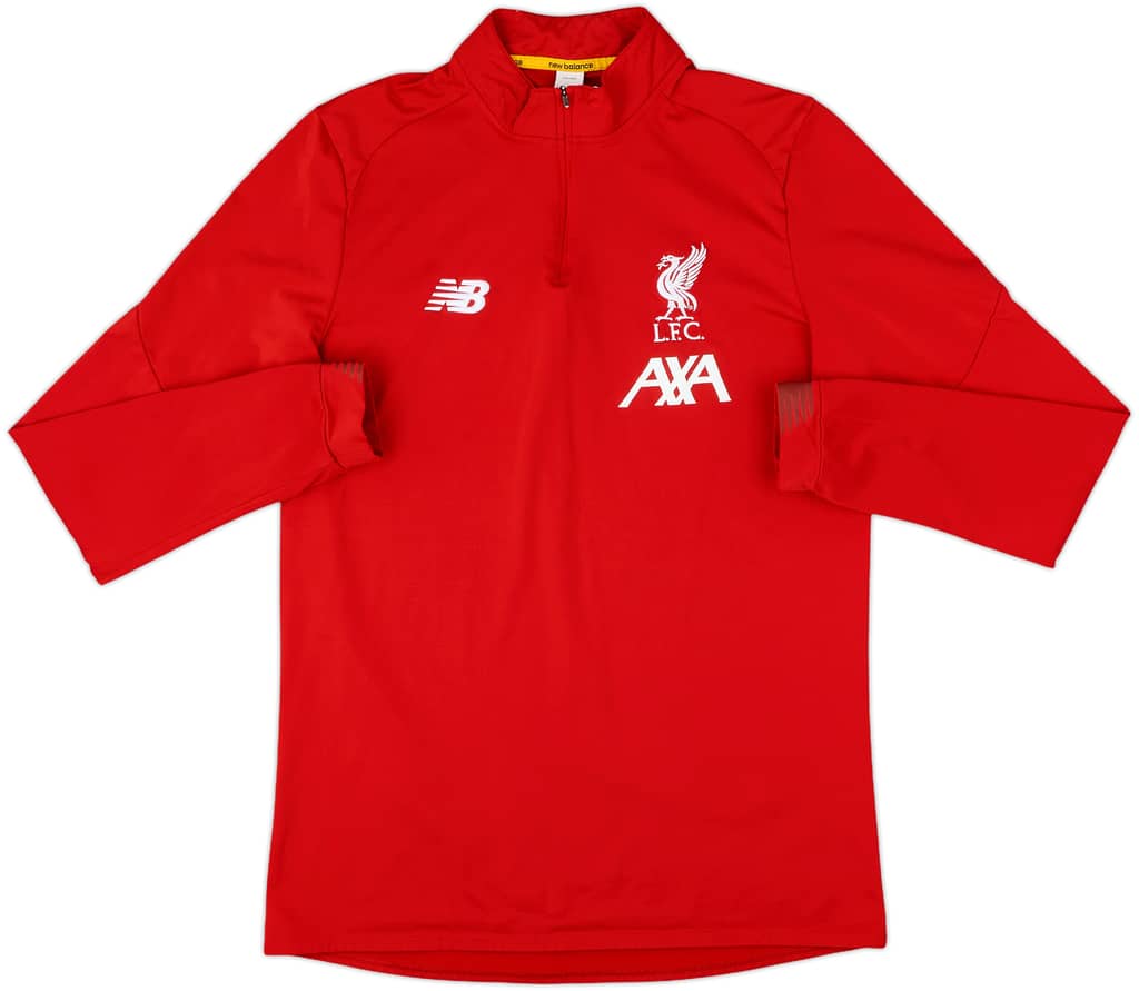 2019-20 Liverpool New Balance 1/4 Zip Training Top - 10/10 - (L)
