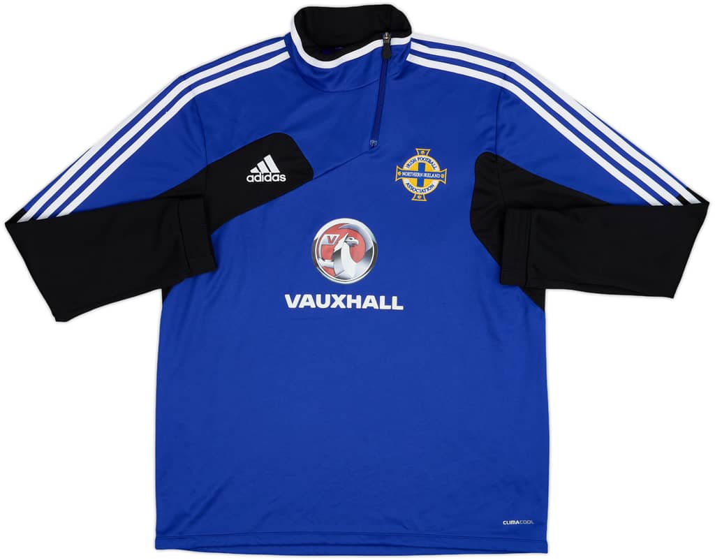 2012-13 Northern Ireland adidas 1/4 Zip Drill Top - 8/10 - (XL)