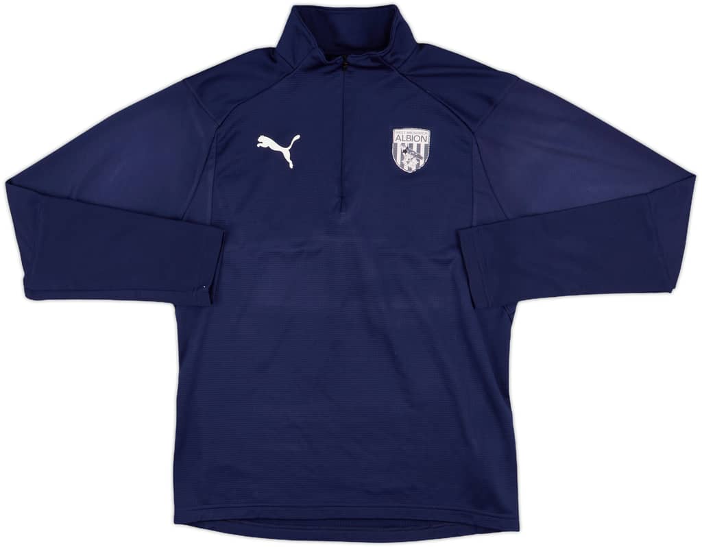 2018-19 West Brom Puma 1/4 Zip Drill Top - 5/10 - (S)