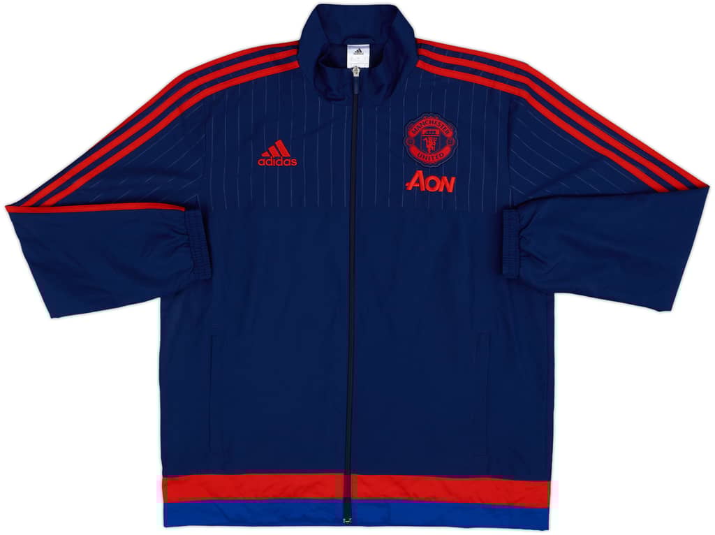 2015-16 Manchester United adidas Track Jacket - 10/10 - (L)