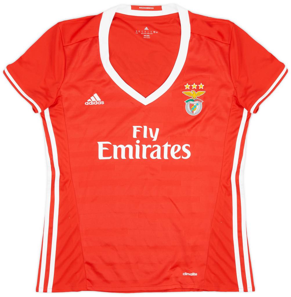 2016-17 Benfica Home Shirt - 9/10 - (Women's L)