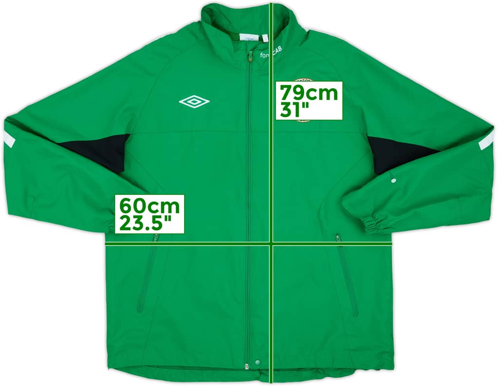 2010-11 Glentoran Umbro Track Jacket - 9/10 - (L)