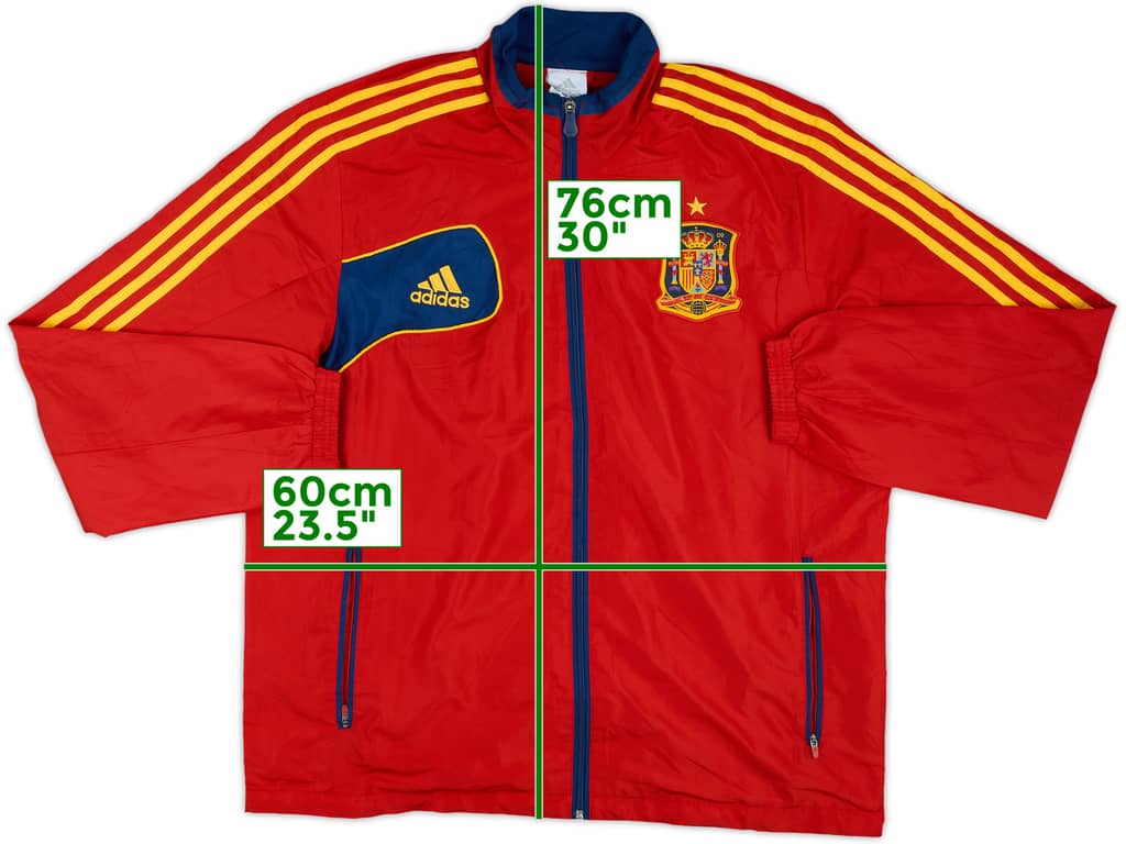 2011-12 Spain adidas Track Jacket - 8/10 - (M/L)