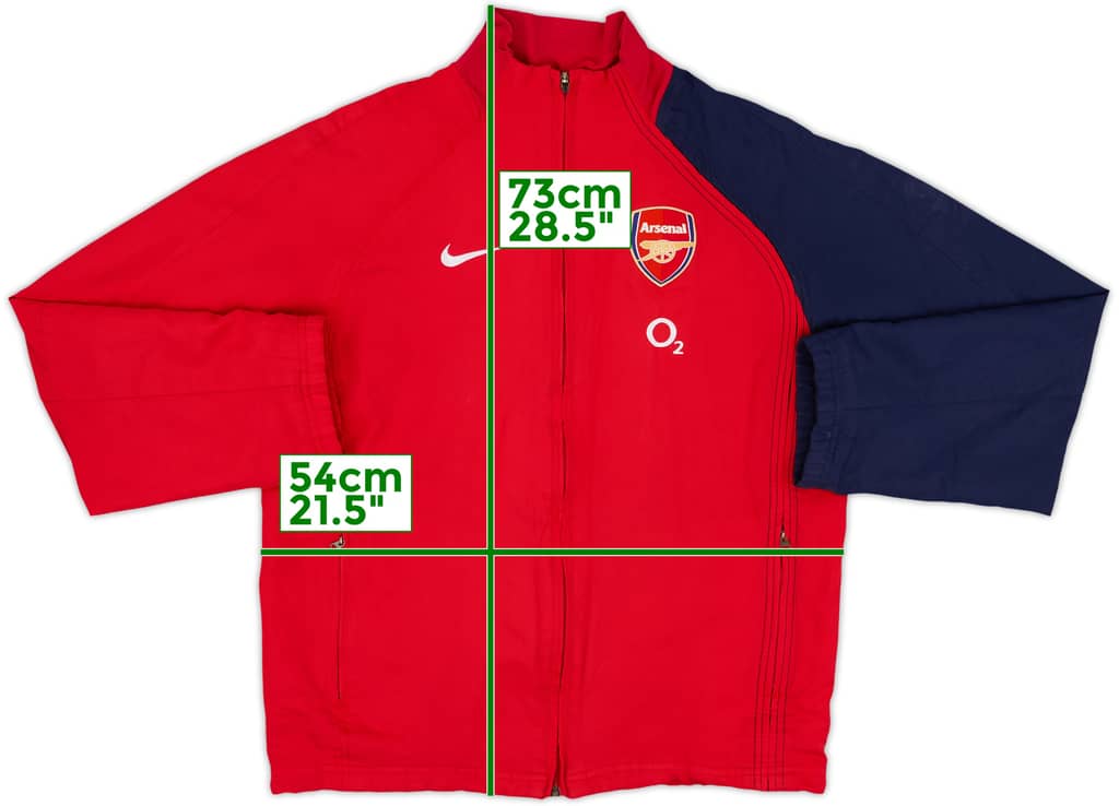 2004-05 Arsenal Nike Track Jacket - 6/10 - (S)