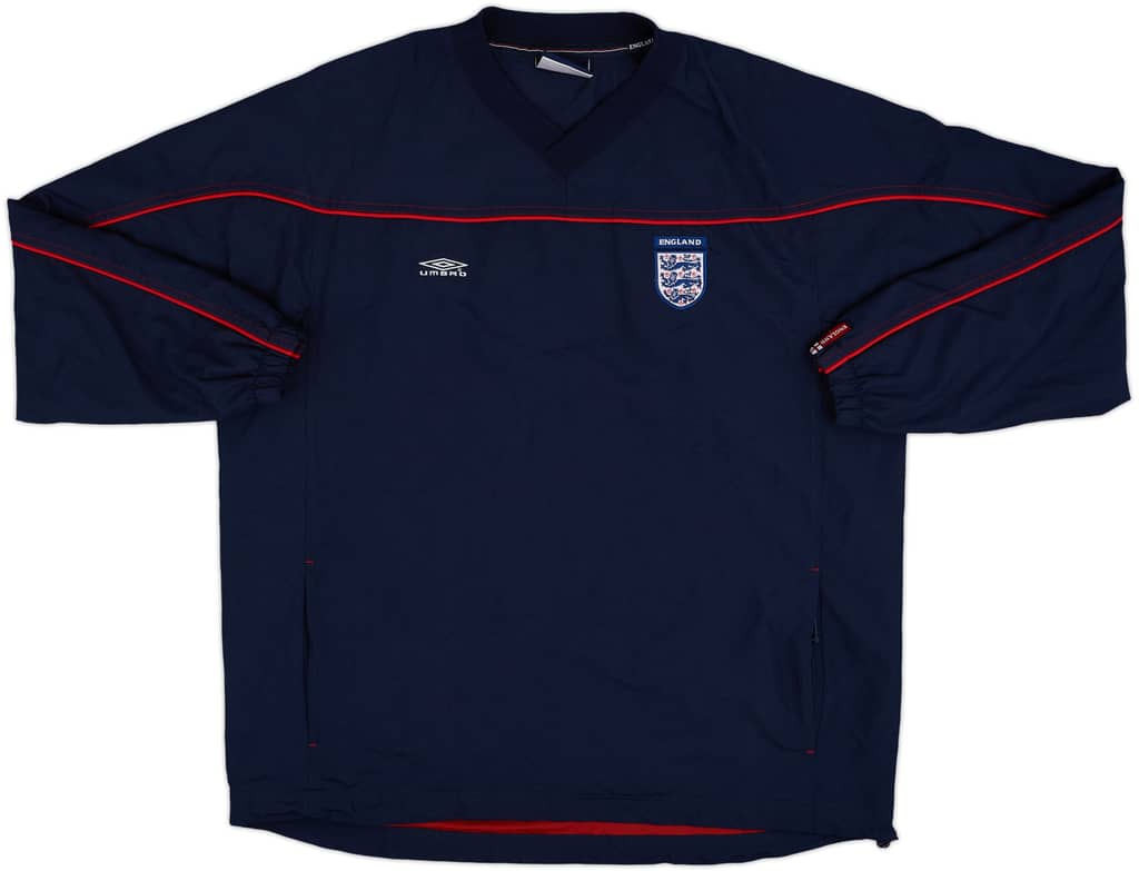 2000-02 England Umbro Drill Top - 10/10 - (L)
