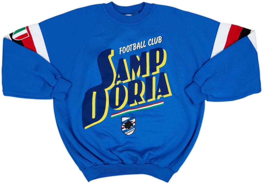 1990-91 Sampdoria Le Felpe Dei Grandi Club Sweat Top - 10/10 - (L)