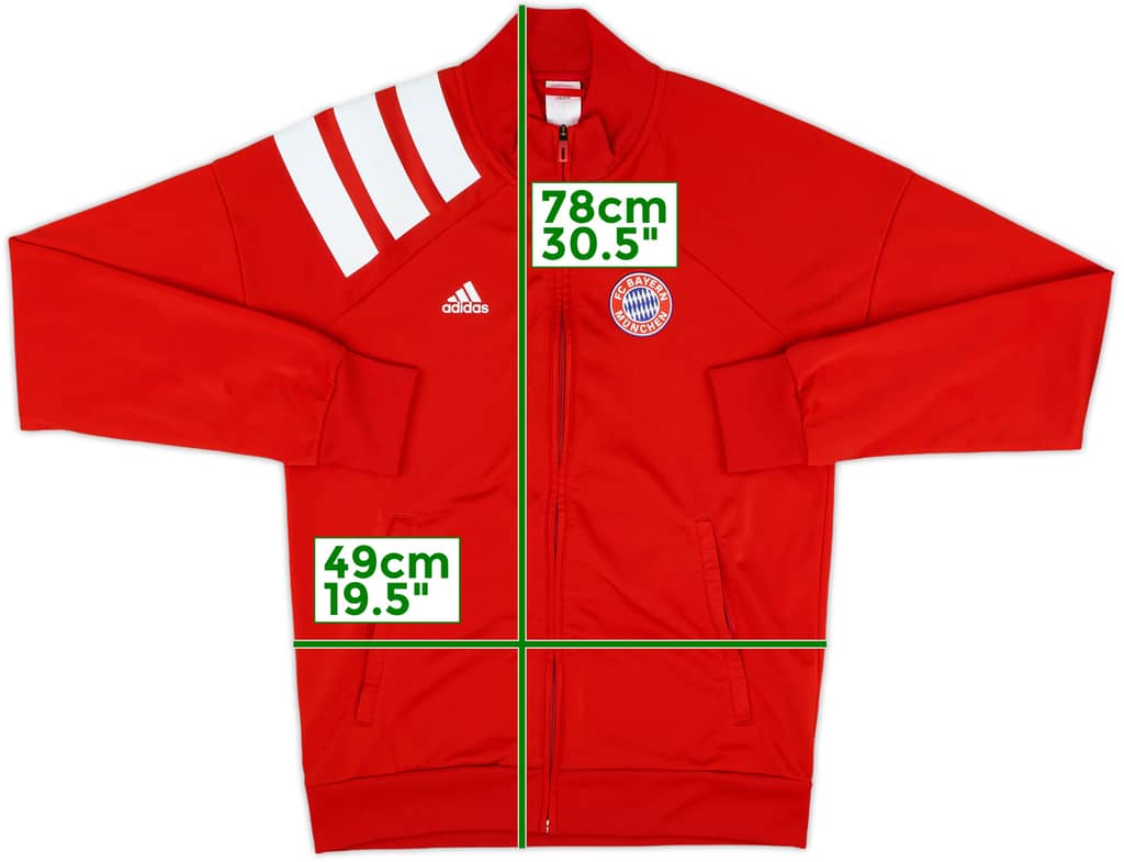 2017-18 Bayern Munich adidas Track Jacket - 8/10 - (M)