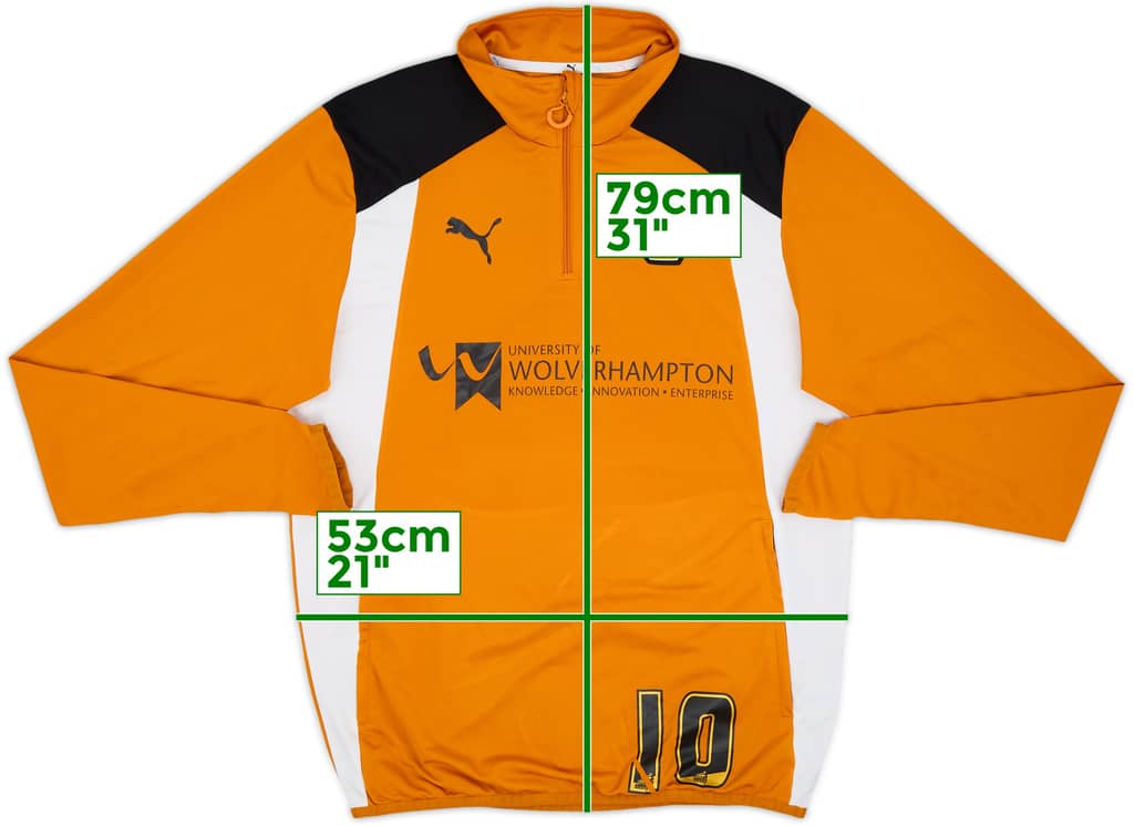 2016-17 Wolves Player Issue Puma 1/4 Zip Drill Top #10 - 7/10 - (L)