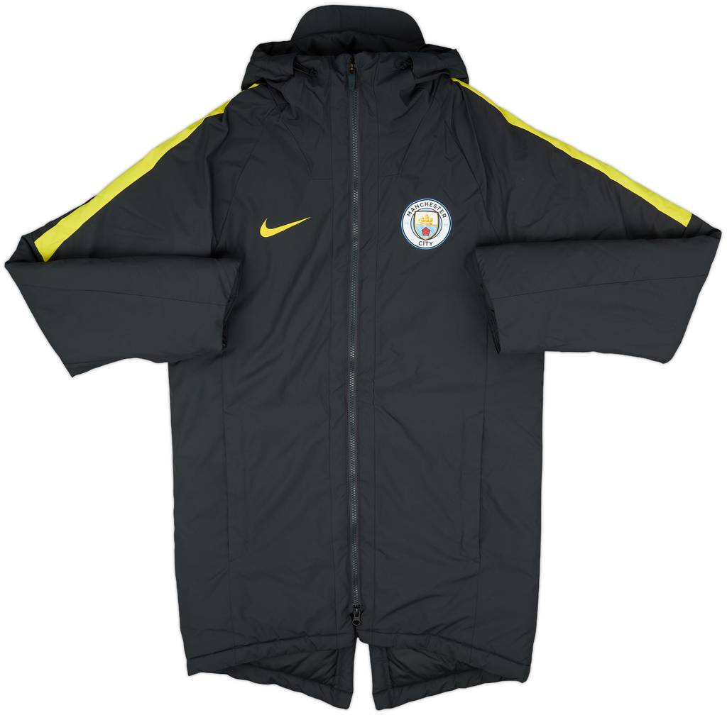 2016-17 Manchester City Nike Padded Bench Coat - 8/10 - (S)