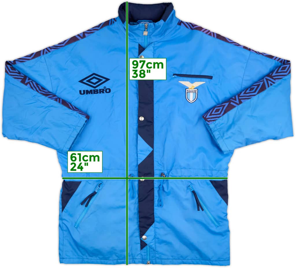 1995-96 Lazio Umbro Padded Bench Coat - 8/10 - (XL)