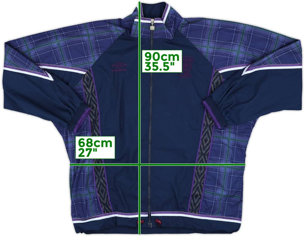 1994-96 Scotland Umbro Track Jacket - 8/10 - (XL)
