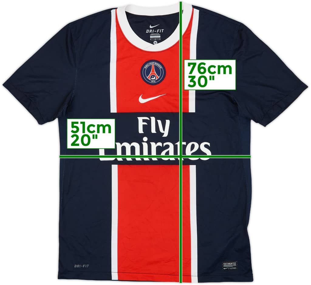 2011-12 Paris Saint-Germain Home Shirt - 6/10 - (M)