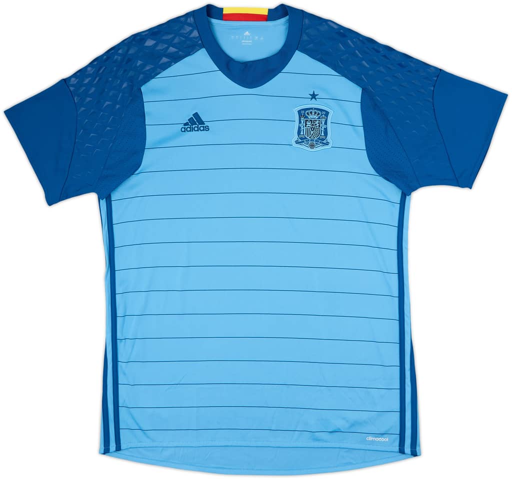 2016-17 Spain GK S/S Shirt - 10/10 - (L)