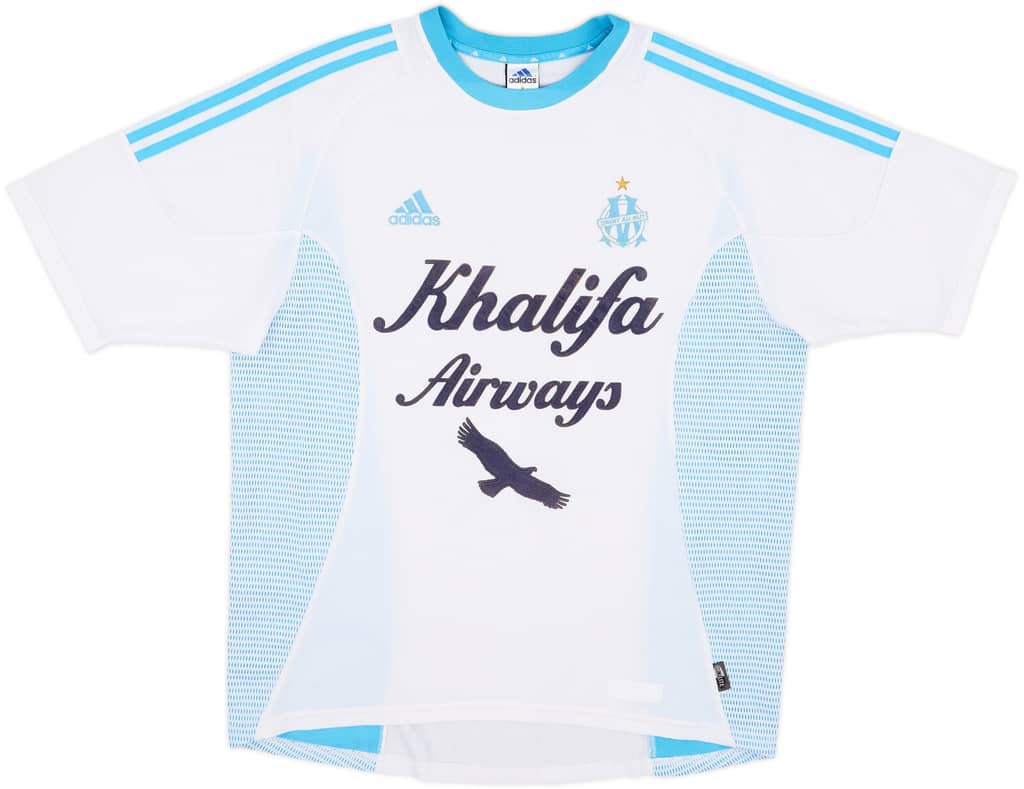 2002-03 Olympique Marseille Home Shirt - 6/10 - (L)