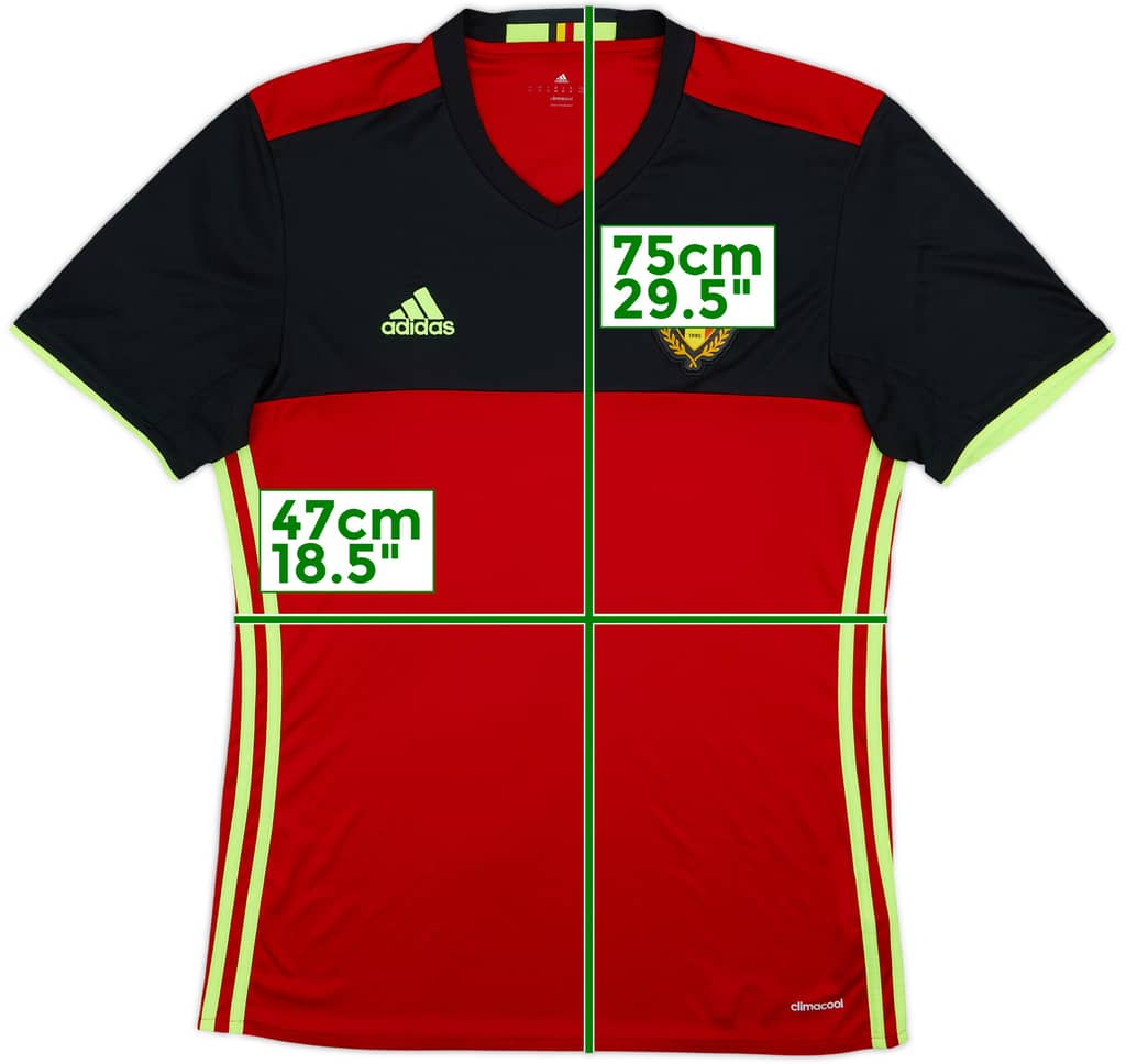 2016-17 Belgium Home Shirt - 8/10 - (M)