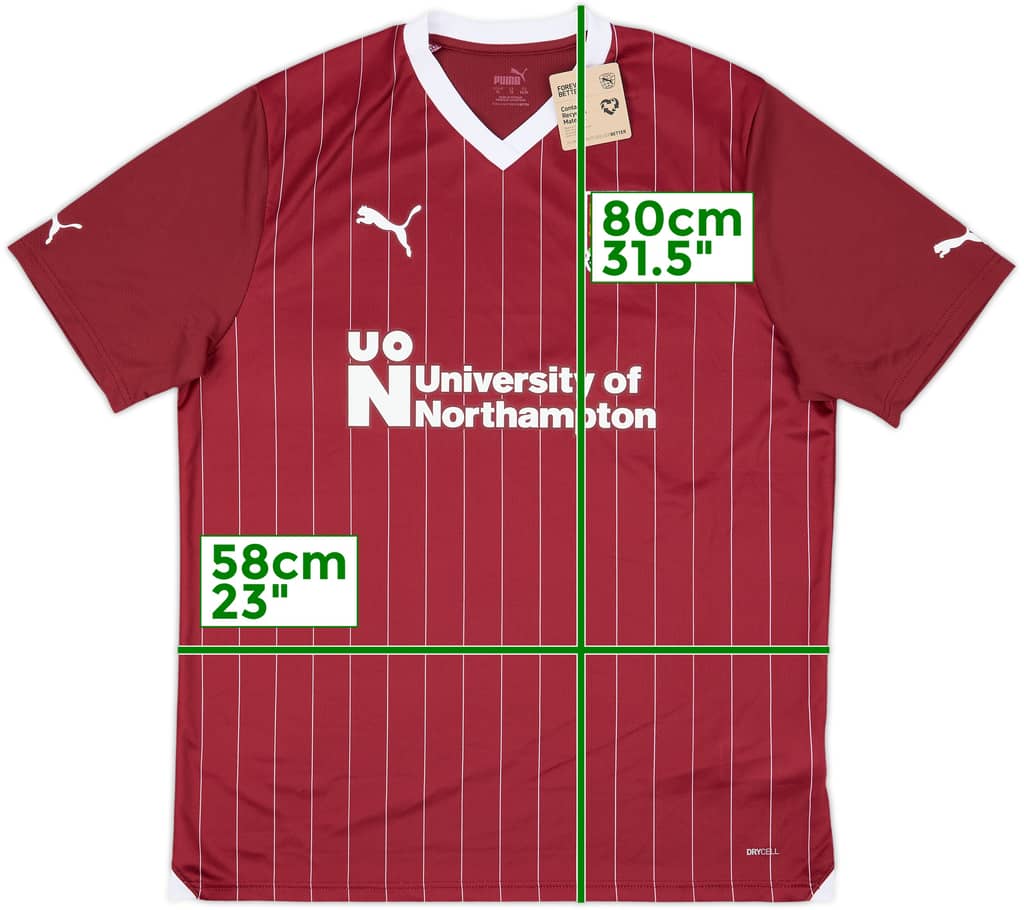 2023-24 Northampton Home Shirt (XL)