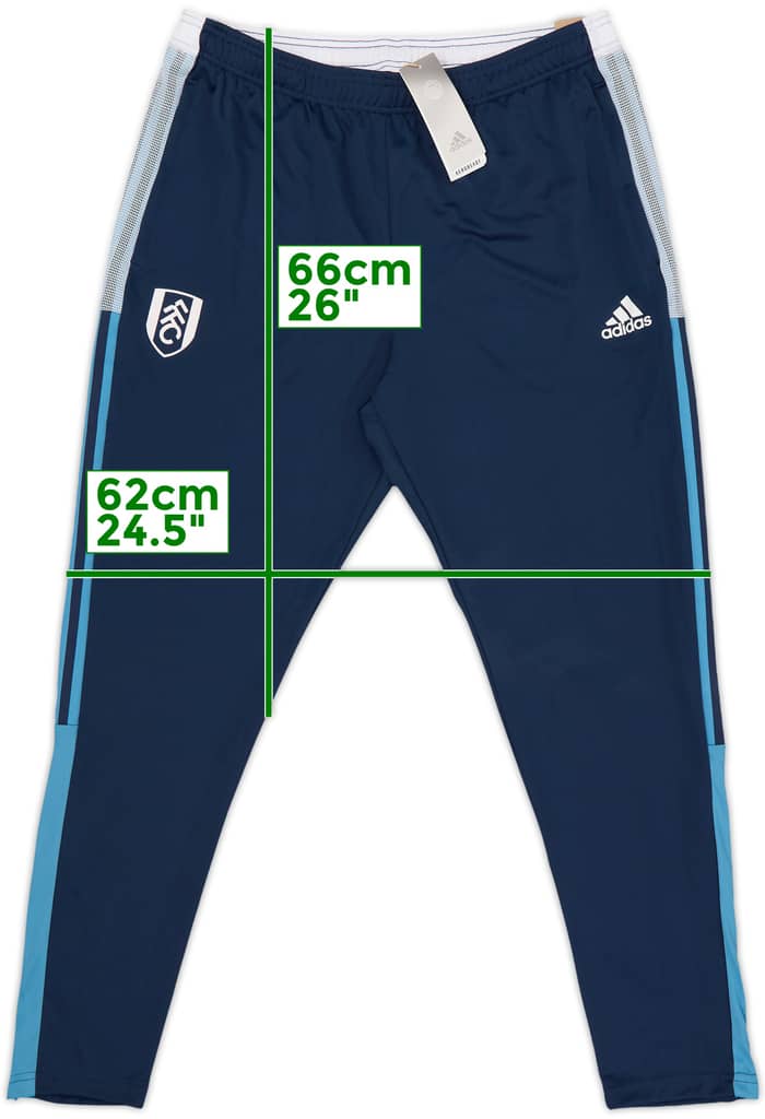 2021-22 Fulham adidas Track Pants/Bottoms (XL)